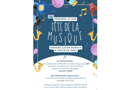 FÊTE DE LA MUSIQUE 21 JUIN 2024 - 19H00